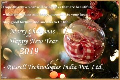 Happy New Year 2019 - Russell Technologies India